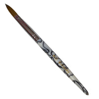Crimped Marble Brush # 12  - 100% Kolinsky