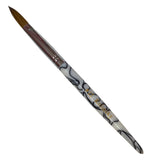 Crimped Marble Brush # 12  - 100% Kolinsky