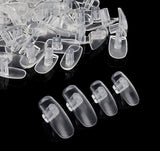 False Nail Tips for Practice Hand Clear - 100pc/bag