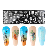 Nail Art Stamping plate SU-02