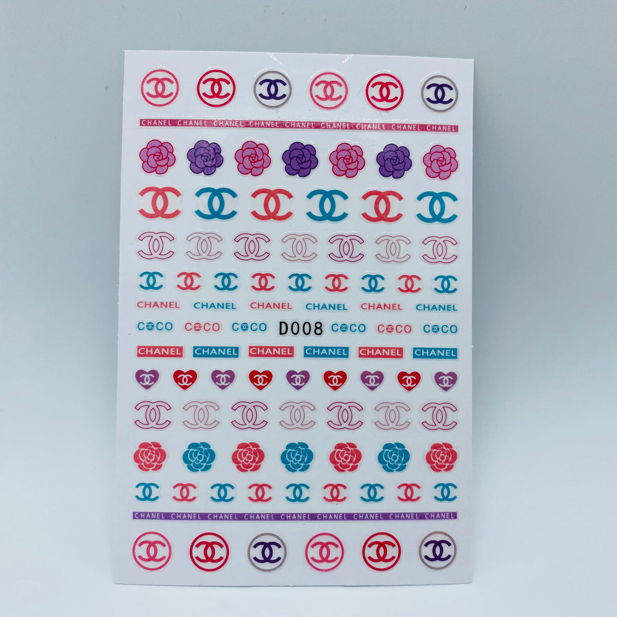 Decal Nail Sticker - D008