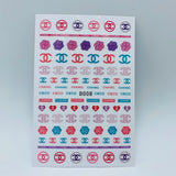 Decal Nail Sticker - D008