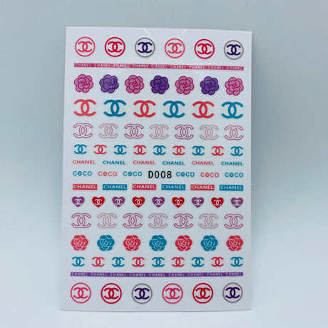 Decal Nail Sticker - D008
