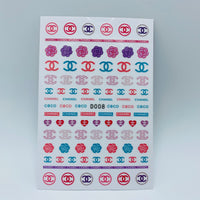 Decal Nail Sticker - D008