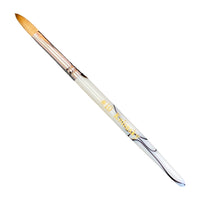 Crimped Marble Brush # 10  - 100% Kolinsky