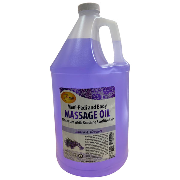 Lavender & Wildflower Mani-Pedi & Body Massage Oil -128oz