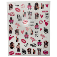 Nail Sticker - JO-1869 Fashion