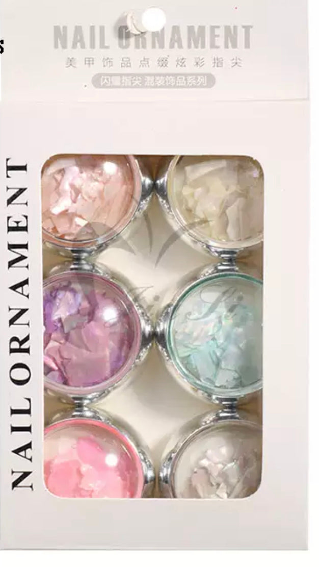 6 Color Irregular Shell