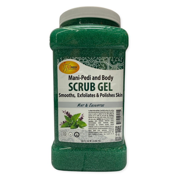 Mint & Eucalyptus Pedi Scrub Gel -128oz