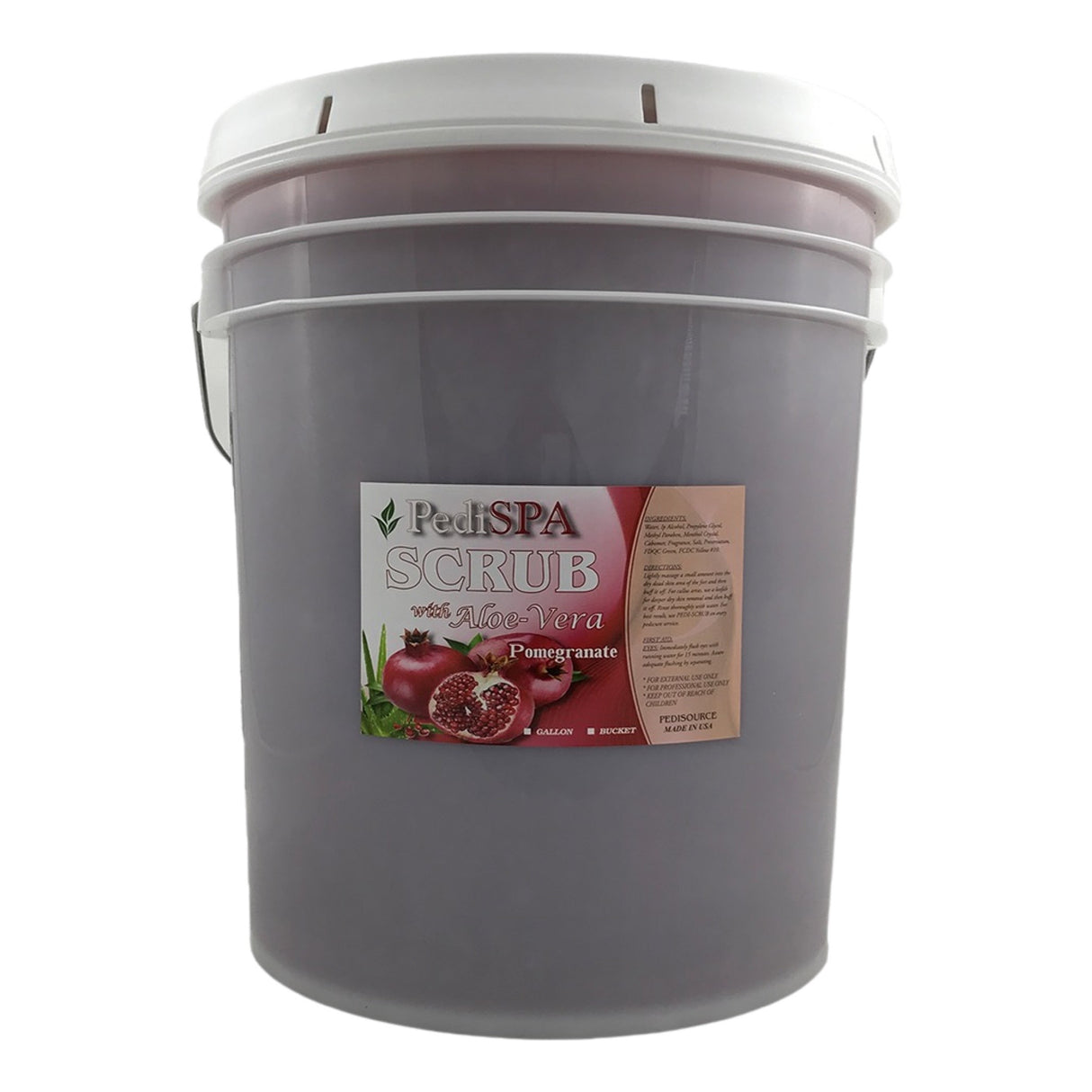 Pedi Spa Scrub Pomegranate Gel - 5 Gallon