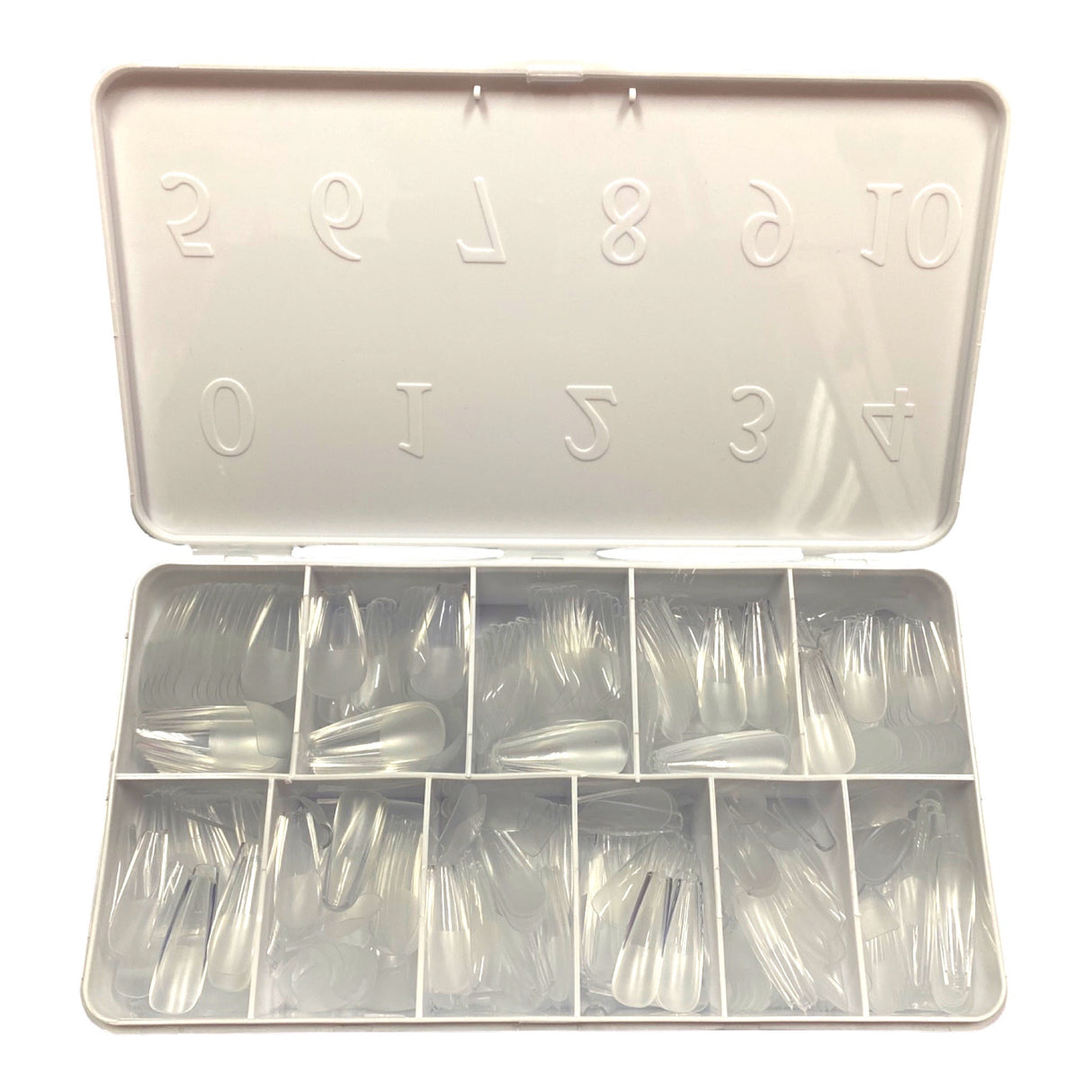 Long Coffin #7 | Soft Gel Tips - 550PC