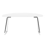 White  Arm Rest  - Microfiber Leather