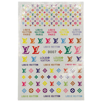 Decal Nail Sticker Colors - D007