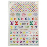 Decal Nail Sticker Colors - D007