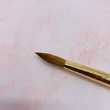 Oval Sable Brush #12 - 100% Kolinsky