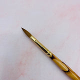 Oval Crimped Sable Brush #8 - 100% Kolinsky