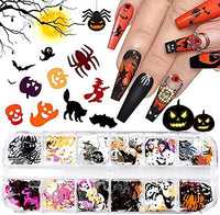 Halloween Sequins Nail Glitter - 12 Styles Box. # 2