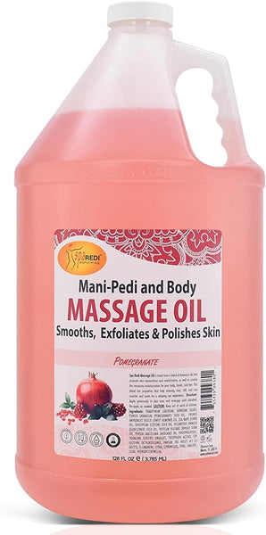 Pomegranate - Pedi & Body Massage Oil -128oz