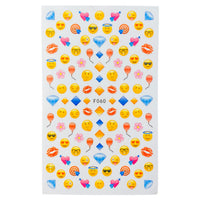 Decal Nail Sticker - F060 Emojis