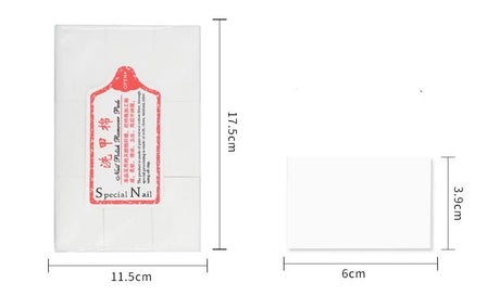 Pink Nail Wipes Pads Lint Free - 1000/pack