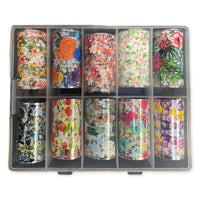 Flowers Foil Box #45 - 10 Styles 11-10