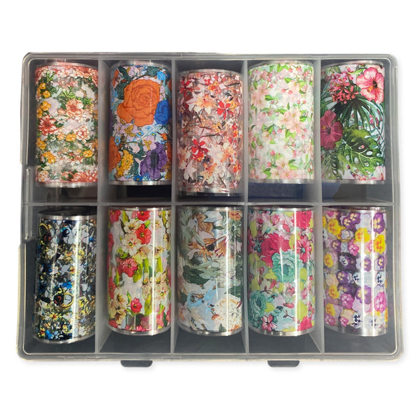 Flowers Foil Box #45 - 10 Styles 11-10