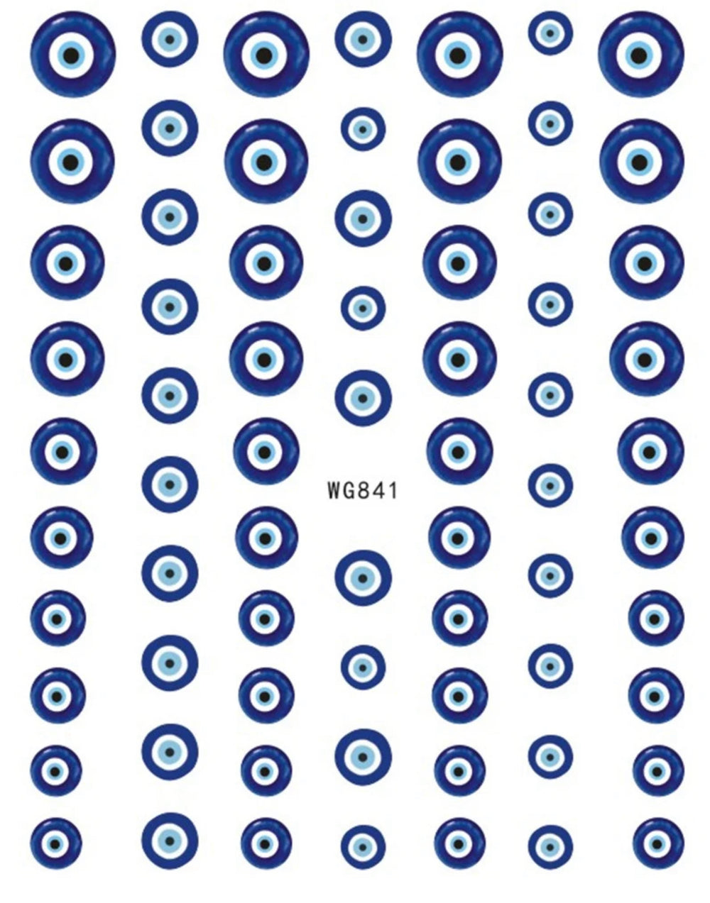 Nail Sticker - Evil Eye WG841