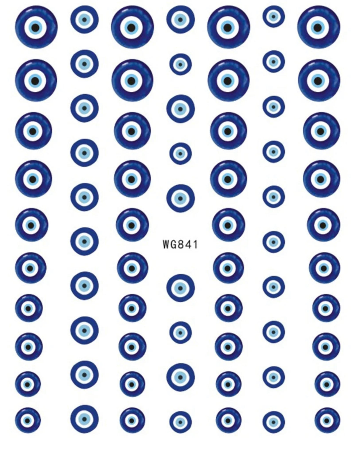 Nail Sticker - Evil Eye WG841