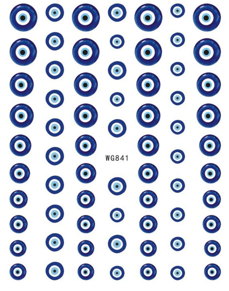 Nail Sticker - Evil Eye WG841