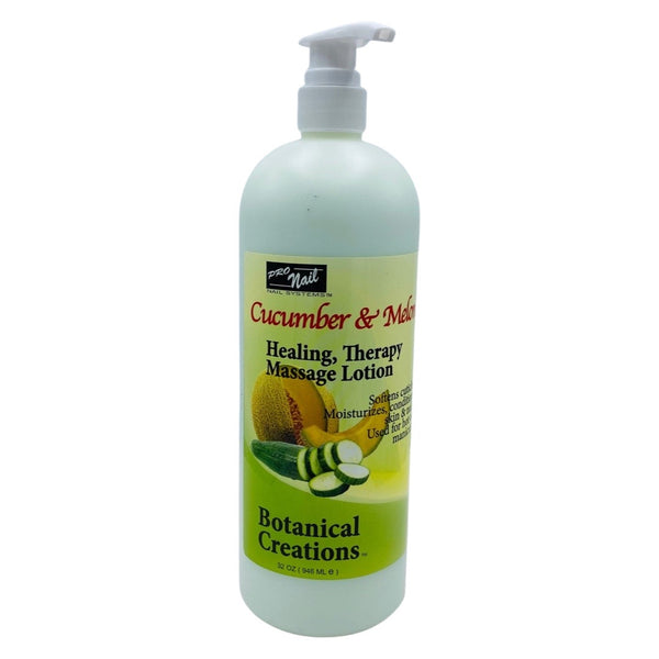 Cucumber & Melon Healing Therapy Massage Lotion 32oz - w/pump
