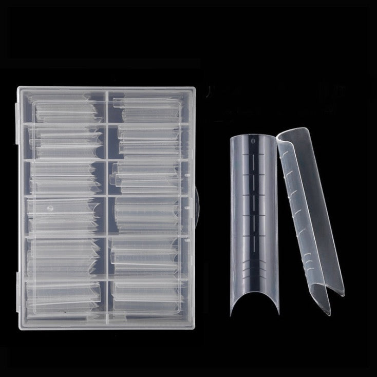 Dual System Nail Form #7- Square Long Curve C - 120pc