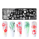 Nail Art Stamping  Plate SU-08