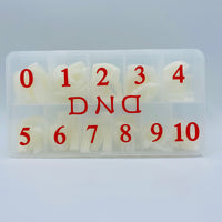 Acrylic Nail Tips Box 0 to 10 – Natural DND
