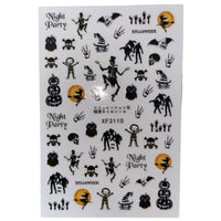 Nail Sticker - XF3110 Halloween