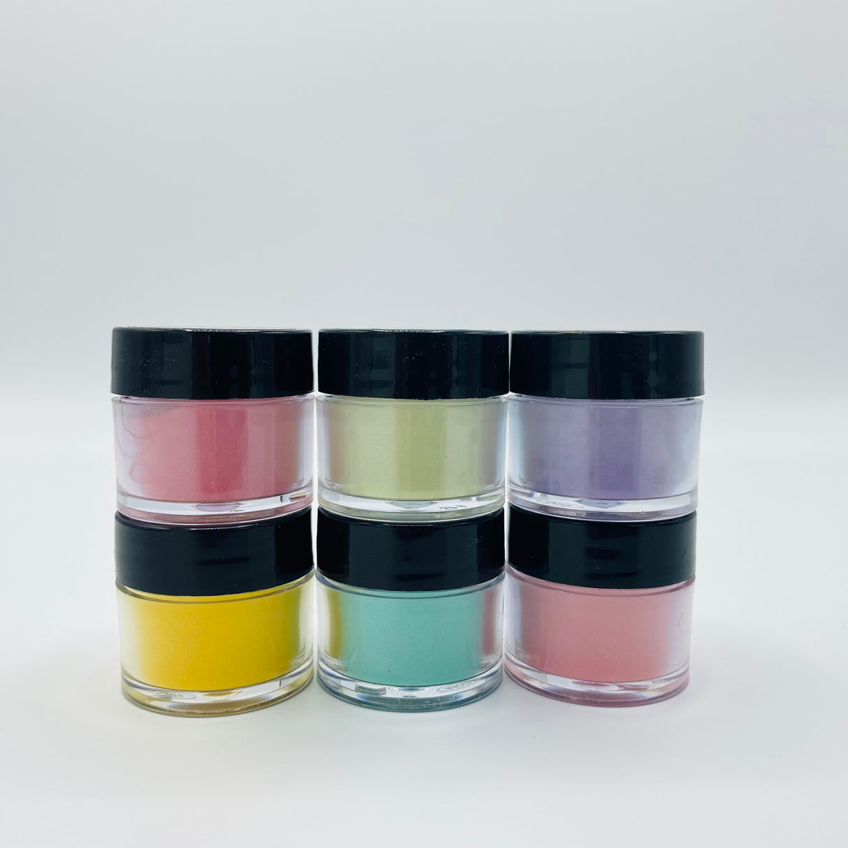 Color Punch Nail Art Powder Collection 6pcs
