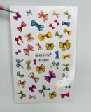 Decal Nail Sticker - XF3030 Bow
