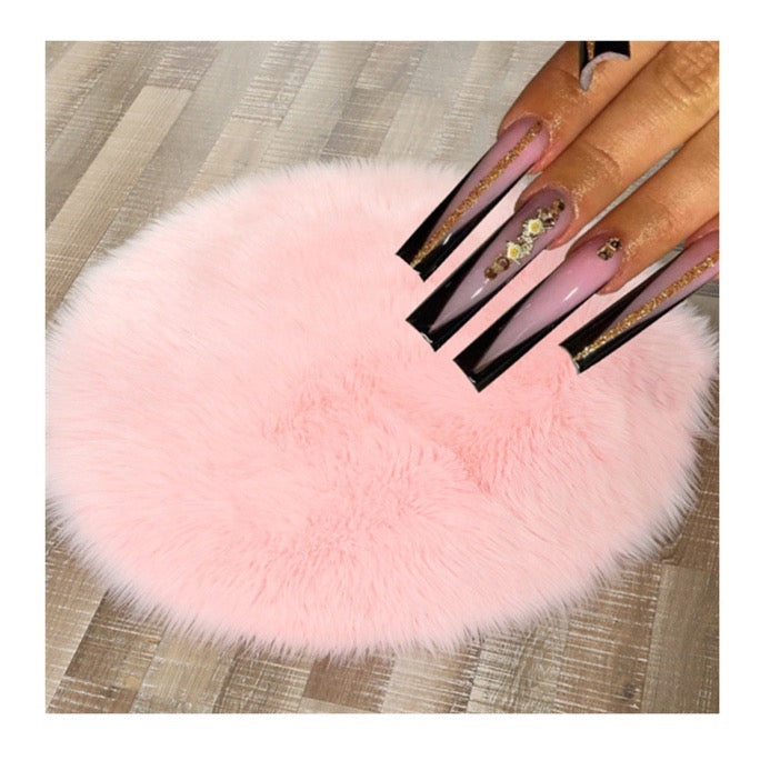 Background Nail  Rug - Light Pink- Tapete