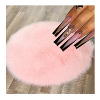 Background Nail  Rug - Light Pink- Tapete