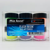 Flash Neon Nail Art Powder Collection 6pcs