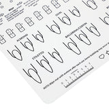 Silicone Nail Practice  Mat