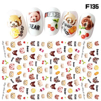 Teddy Bear Stickers -F135