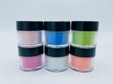Glow In The Dark Nail Art Powder Collection 6pcs