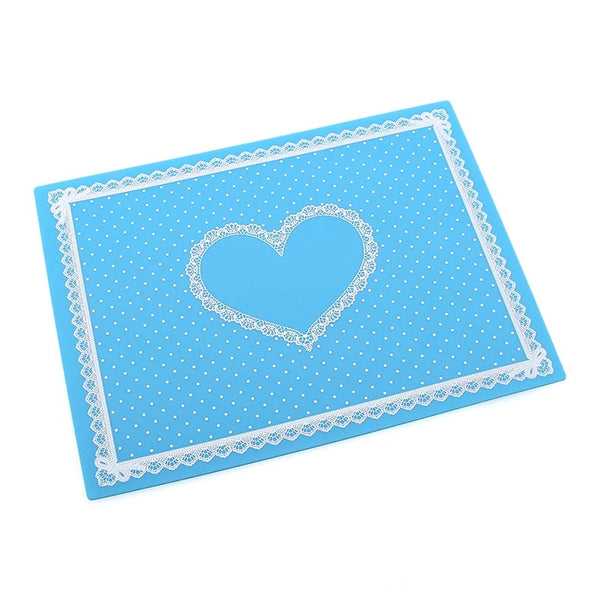 Silicone Nail Mat  Blue - Small Size  8x11