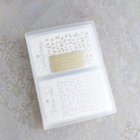Hard Cover Sticker Book with Clear Sheet - 20 pages
