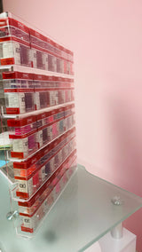 Acrylic Wall Polish Rack - 60 Bottles