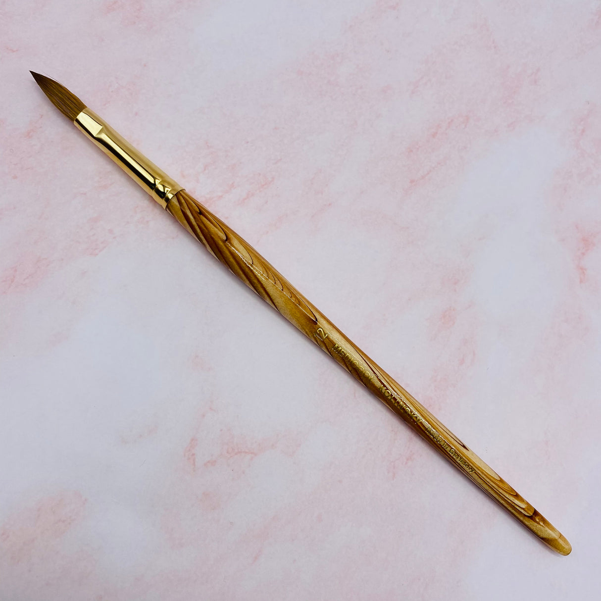 Oval Sable Brush #12 - 100% Kolinsky on