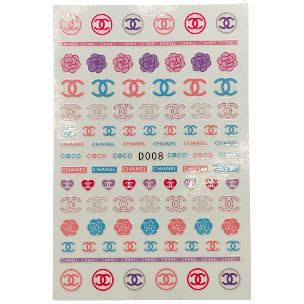 Decal Nail Sticker - D008