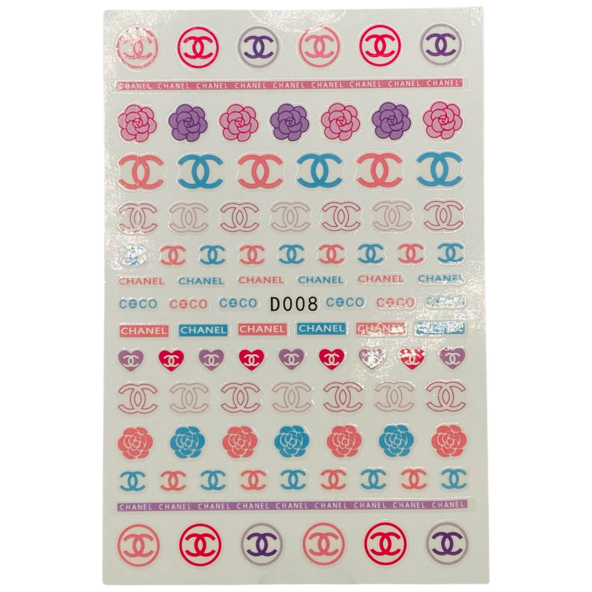 Decal Nail Sticker - D008