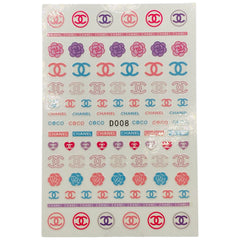 Decal Nail Sticker - D008