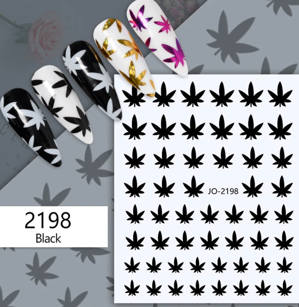 Fall Nail Sticker - JS-YZ-5